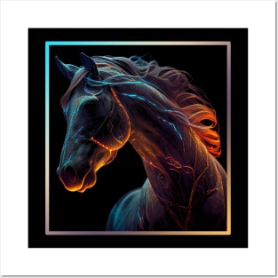 Horse AI Art 3 Posters and Art